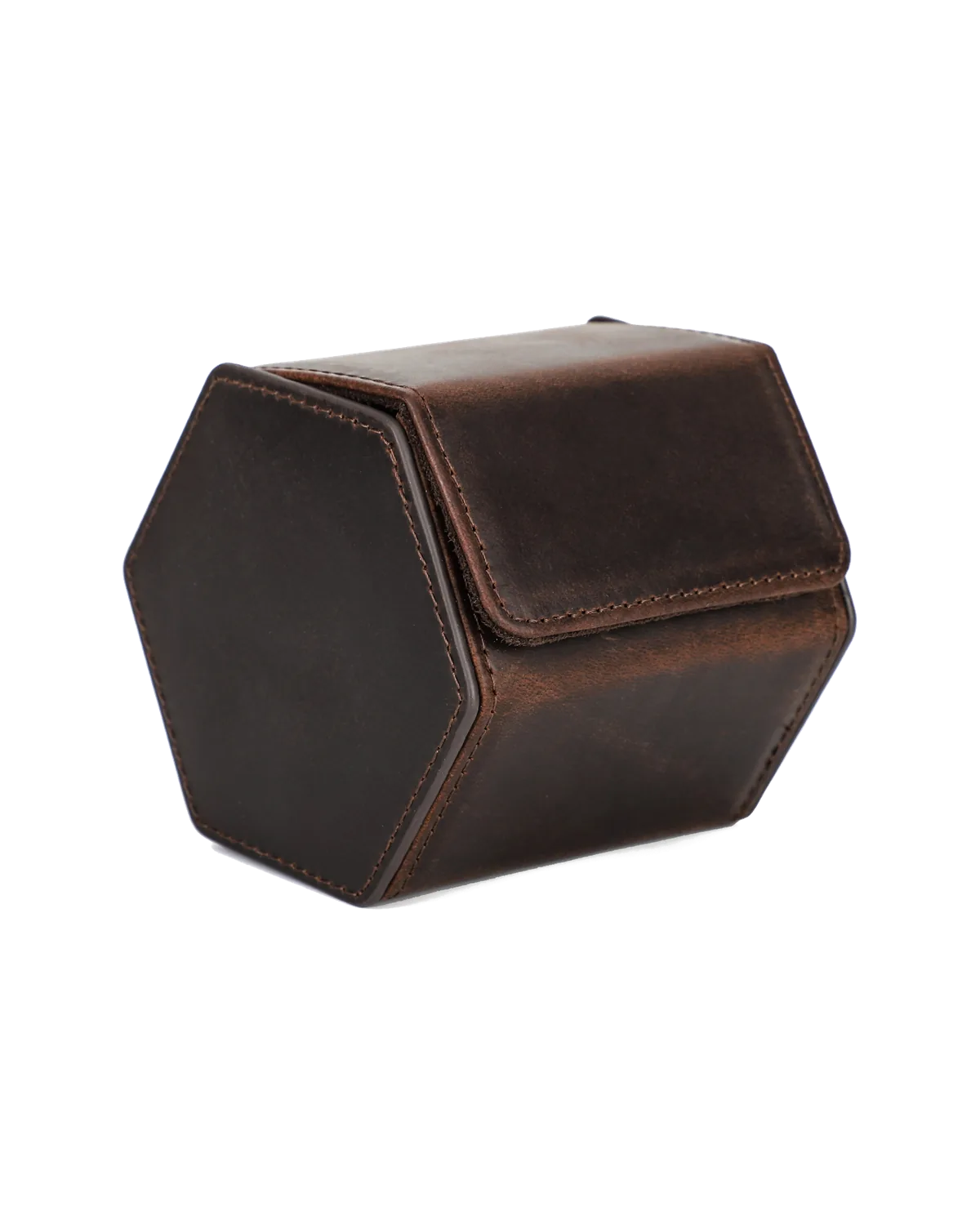 Brown Leather Watch Storage Case