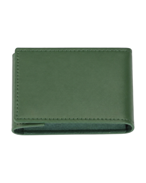 travel-watch-pouch-green-front Green Watch Roll – Single Watch Travel Case